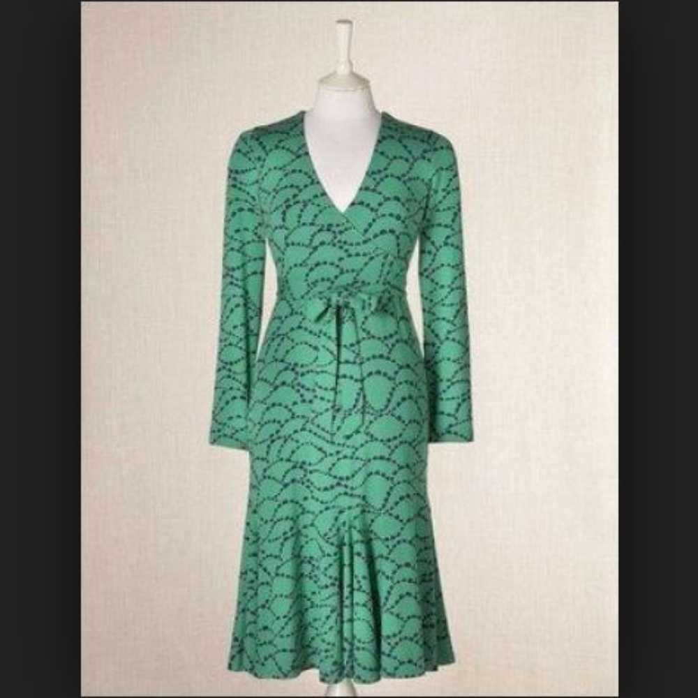 BODEN Paris Jersey Wrap Dress - Like NEW - Size 2P